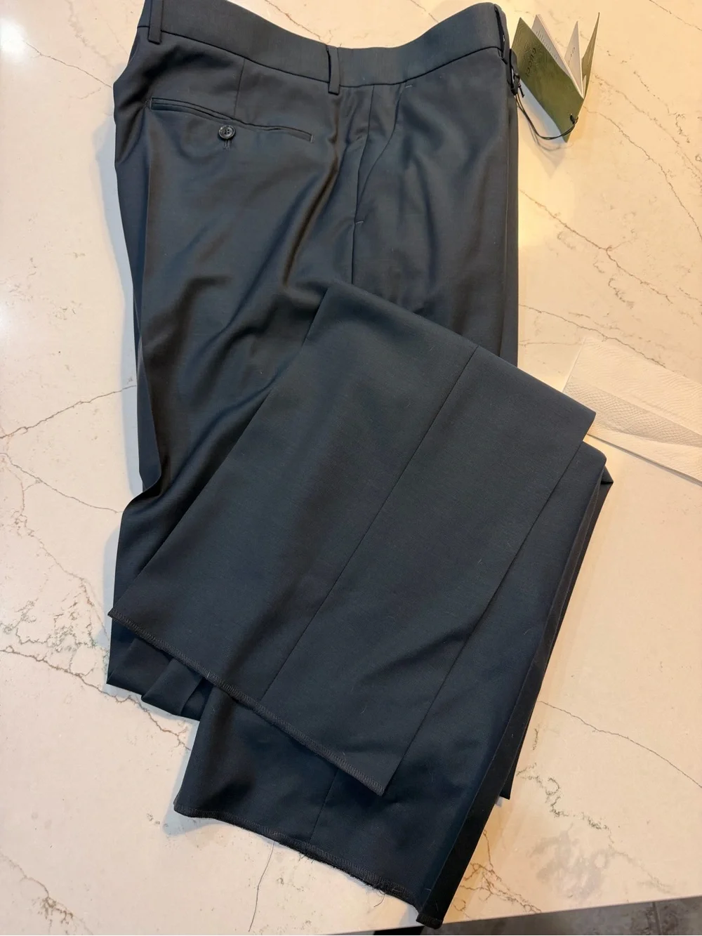 Men’s Gucci Dark Green/Blue Slacks (sz 54 euro= 36us)